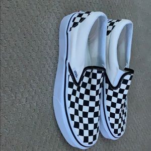 checkered vans, deadstock